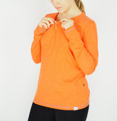 Womens Jack Wolfskin Heather 1804371 Watercress Blossom Casual Longsleeve Shirt